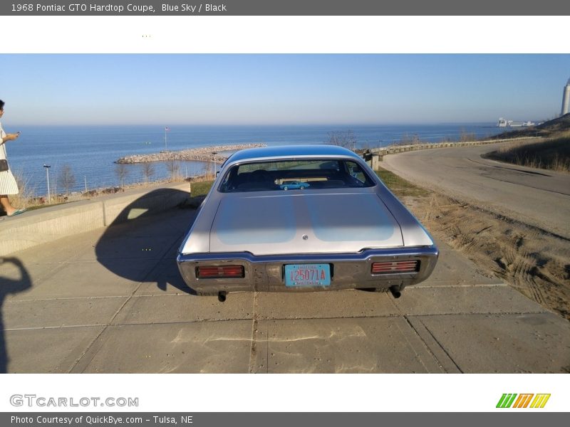 Blue Sky / Black 1968 Pontiac GTO Hardtop Coupe