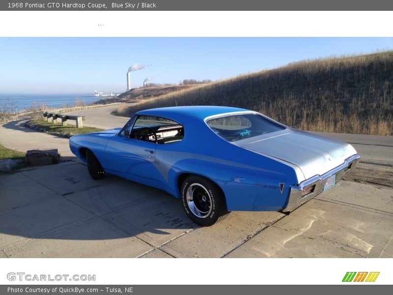 Blue Sky / Black 1968 Pontiac GTO Hardtop Coupe
