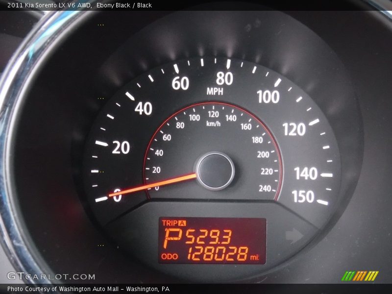 Ebony Black / Black 2011 Kia Sorento LX V6 AWD