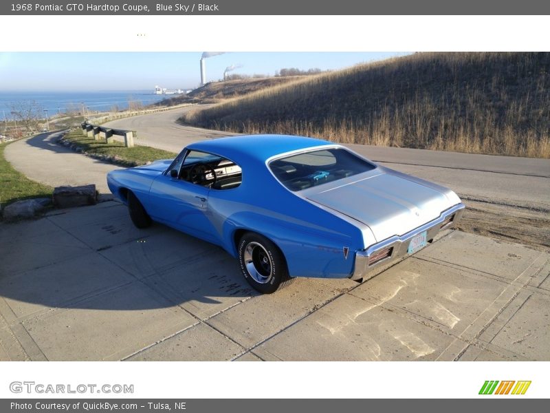 Blue Sky / Black 1968 Pontiac GTO Hardtop Coupe