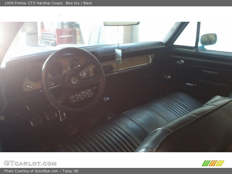 Blue Sky / Black 1968 Pontiac GTO Hardtop Coupe