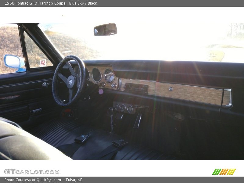 Blue Sky / Black 1968 Pontiac GTO Hardtop Coupe