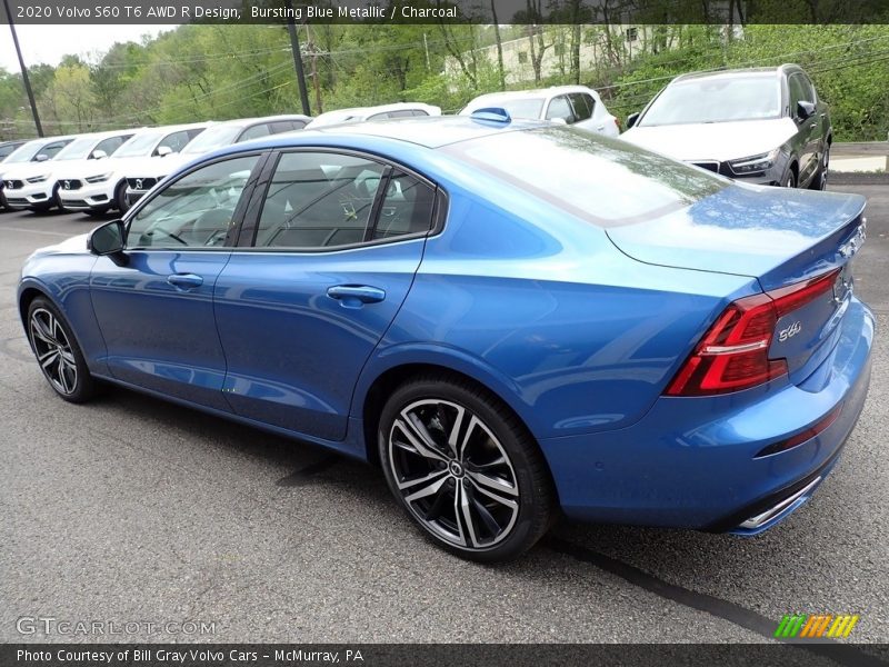 Bursting Blue Metallic / Charcoal 2020 Volvo S60 T6 AWD R Design