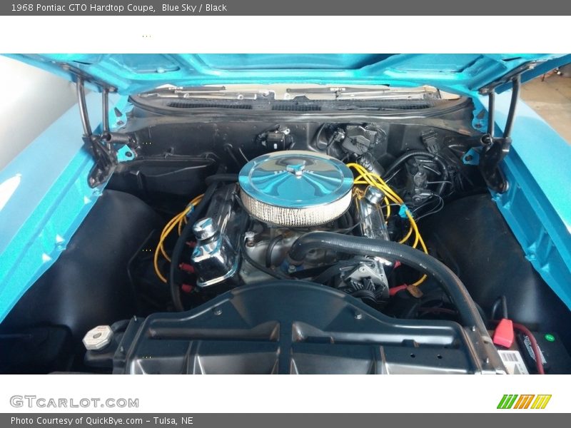 Blue Sky / Black 1968 Pontiac GTO Hardtop Coupe