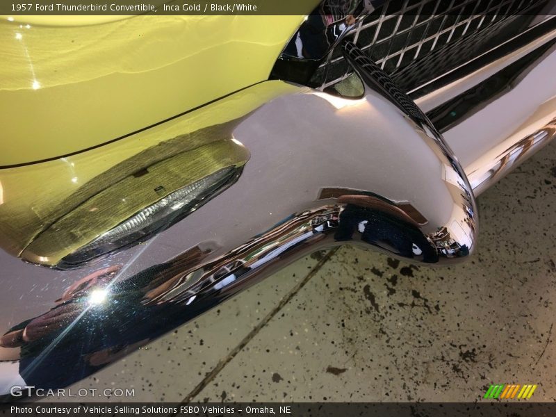 Inca Gold / Black/White 1957 Ford Thunderbird Convertible