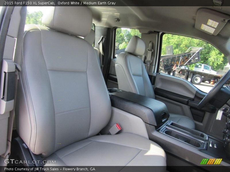 Front Seat of 2015 F150 XL SuperCab
