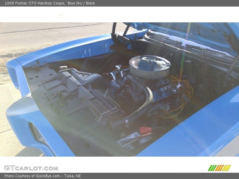Blue Sky / Black 1968 Pontiac GTO Hardtop Coupe