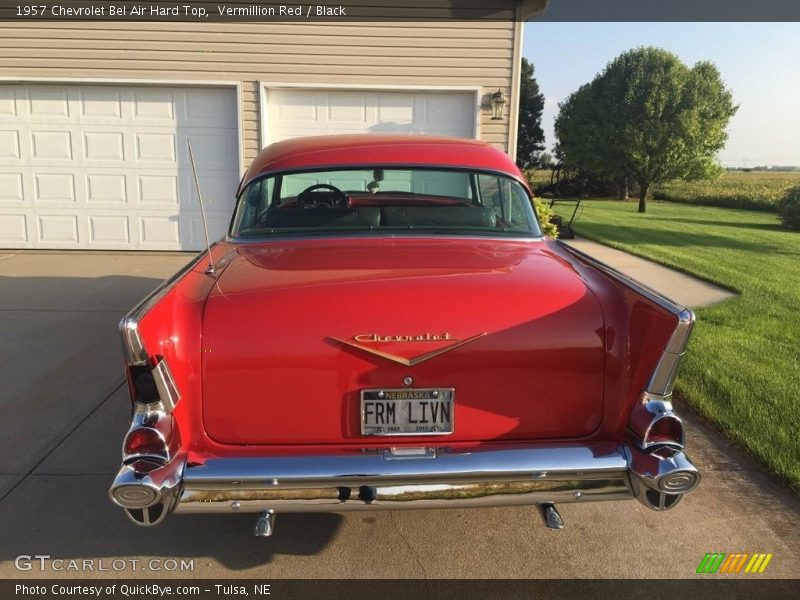 Vermillion Red / Black 1957 Chevrolet Bel Air Hard Top