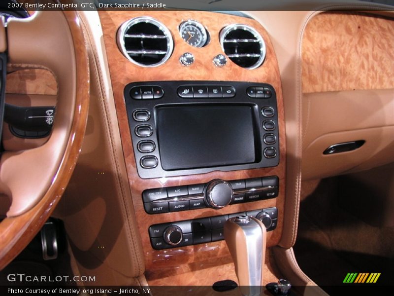 Dark Sapphire / Saddle 2007 Bentley Continental GTC