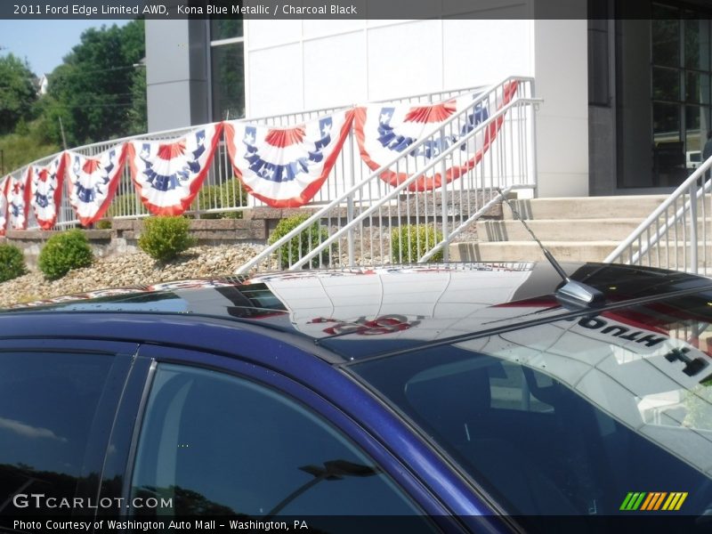 Kona Blue Metallic / Charcoal Black 2011 Ford Edge Limited AWD
