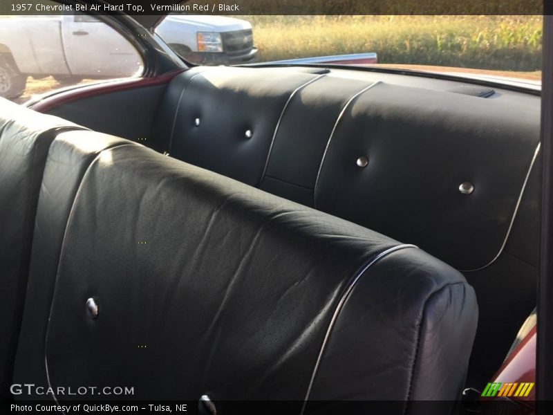 Vermillion Red / Black 1957 Chevrolet Bel Air Hard Top