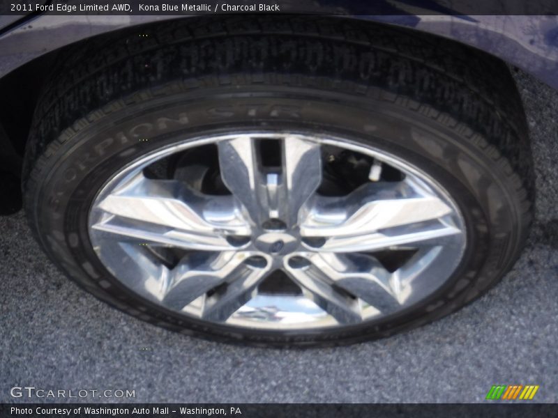 Kona Blue Metallic / Charcoal Black 2011 Ford Edge Limited AWD