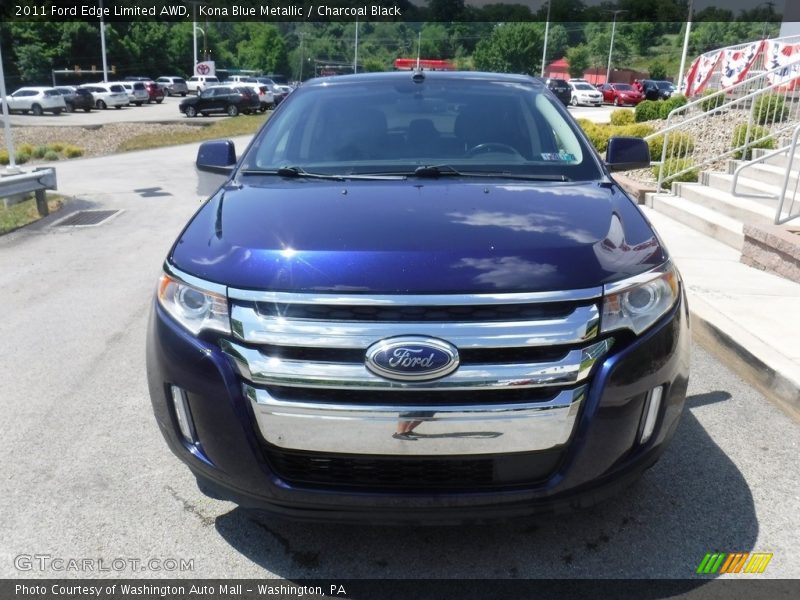 Kona Blue Metallic / Charcoal Black 2011 Ford Edge Limited AWD