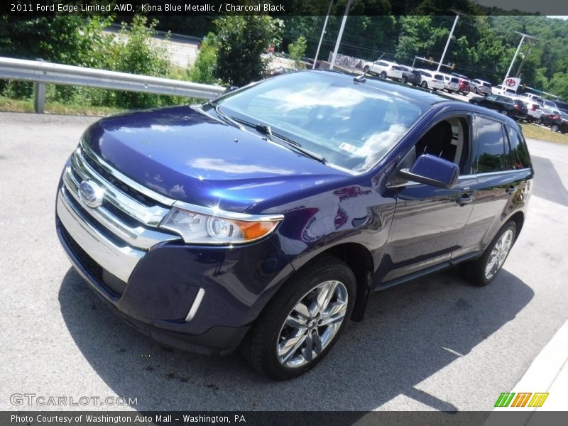 Kona Blue Metallic / Charcoal Black 2011 Ford Edge Limited AWD