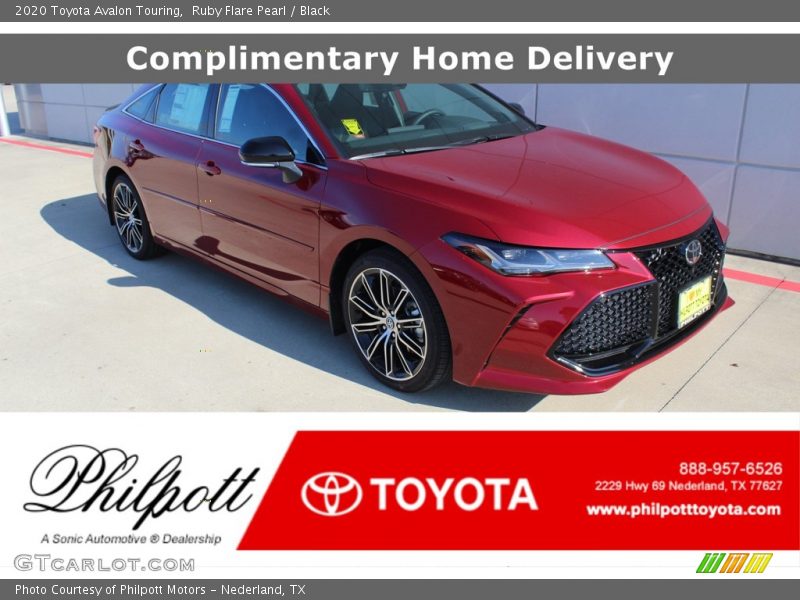 Ruby Flare Pearl / Black 2020 Toyota Avalon Touring