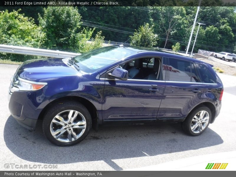 Kona Blue Metallic / Charcoal Black 2011 Ford Edge Limited AWD