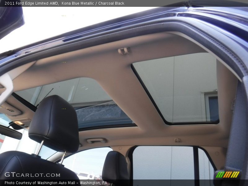 Kona Blue Metallic / Charcoal Black 2011 Ford Edge Limited AWD