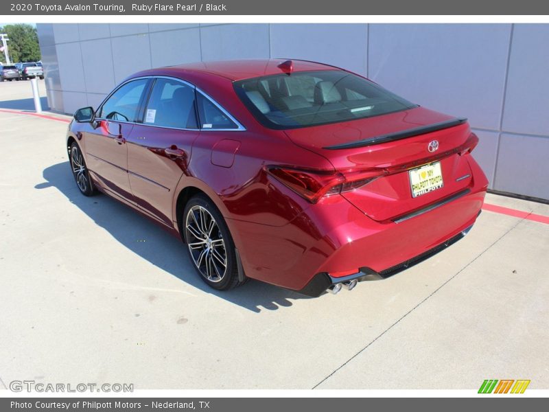 Ruby Flare Pearl / Black 2020 Toyota Avalon Touring