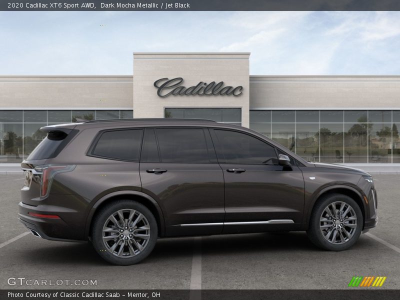 Dark Mocha Metallic / Jet Black 2020 Cadillac XT6 Sport AWD