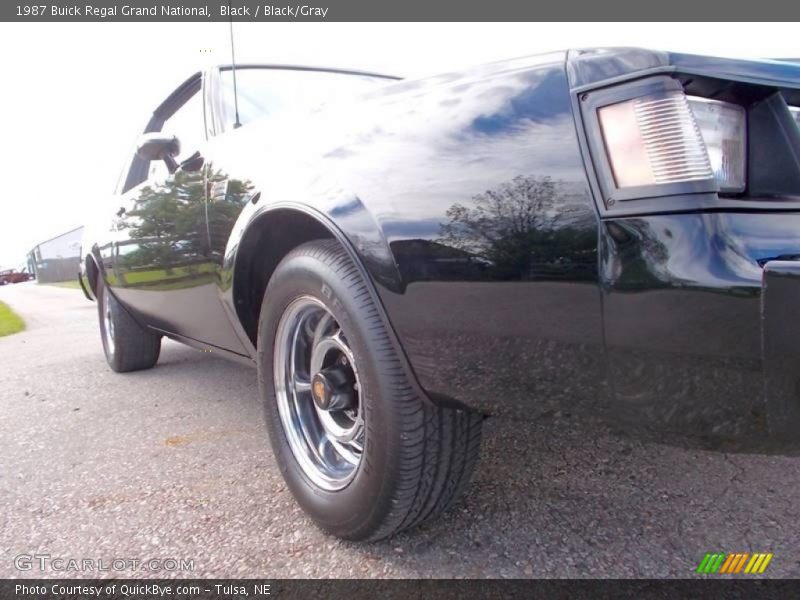 Black / Black/Gray 1987 Buick Regal Grand National