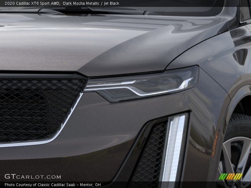 Dark Mocha Metallic / Jet Black 2020 Cadillac XT6 Sport AWD