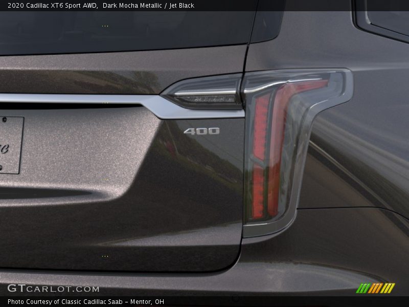 Dark Mocha Metallic / Jet Black 2020 Cadillac XT6 Sport AWD