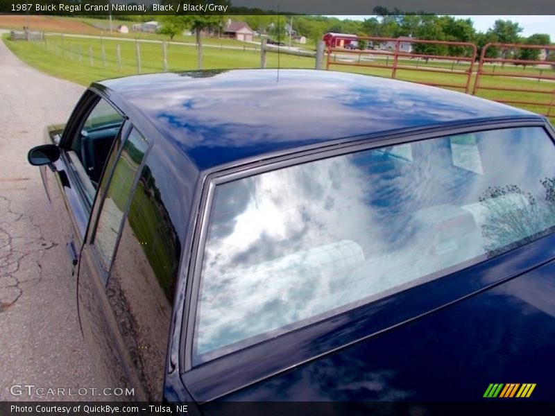 Black / Black/Gray 1987 Buick Regal Grand National