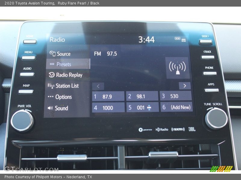 Ruby Flare Pearl / Black 2020 Toyota Avalon Touring