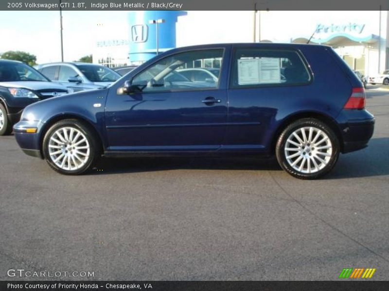 Indigo Blue Metallic / Black/Grey 2005 Volkswagen GTI 1.8T