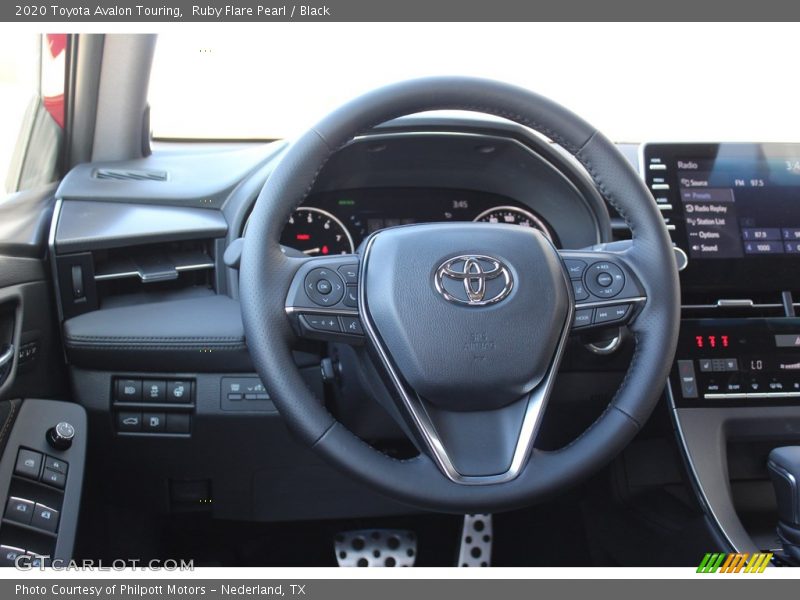 Ruby Flare Pearl / Black 2020 Toyota Avalon Touring