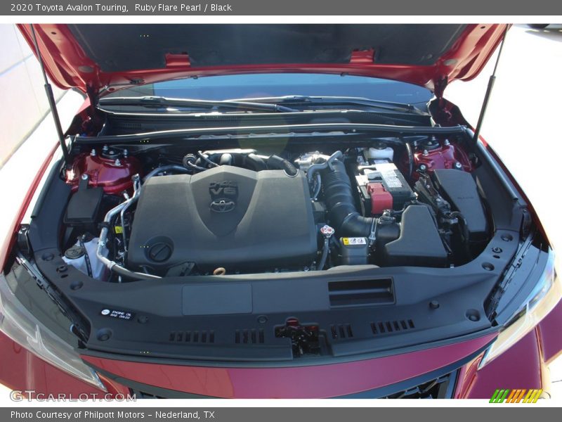 Ruby Flare Pearl / Black 2020 Toyota Avalon Touring