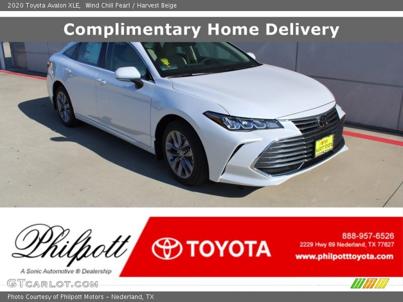 Wind Chill Pearl / Harvest Beige 2020 Toyota Avalon XLE