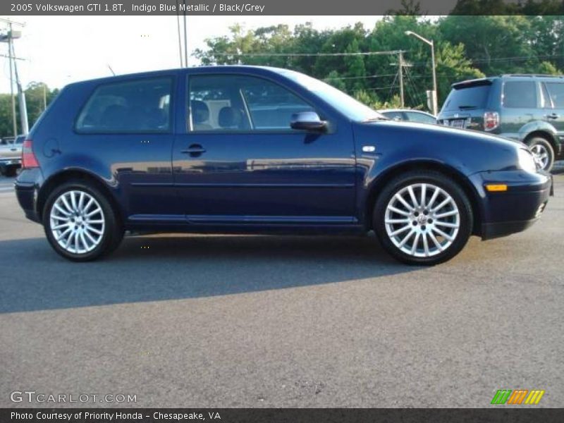 Indigo Blue Metallic / Black/Grey 2005 Volkswagen GTI 1.8T