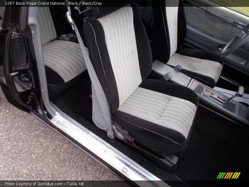 Black / Black/Gray 1987 Buick Regal Grand National