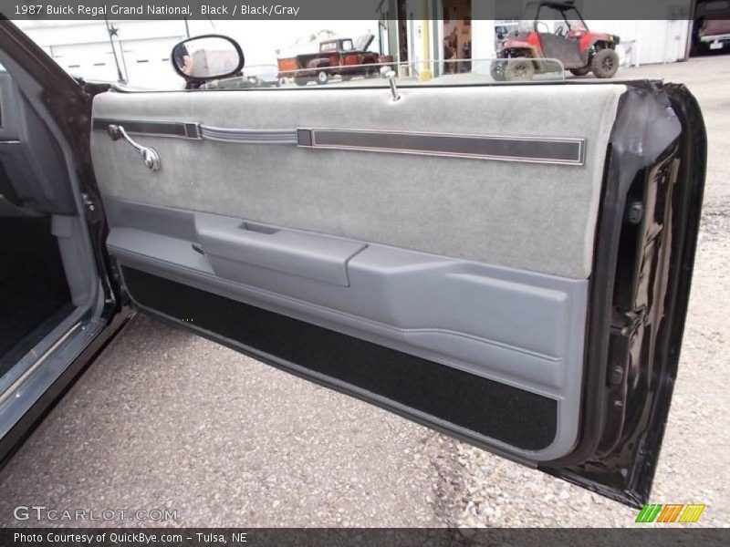 Black / Black/Gray 1987 Buick Regal Grand National