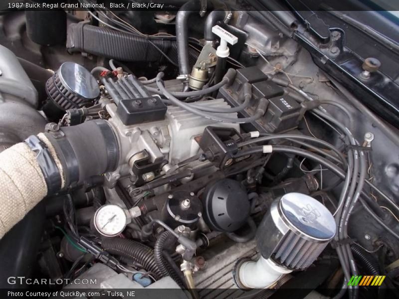 Black / Black/Gray 1987 Buick Regal Grand National