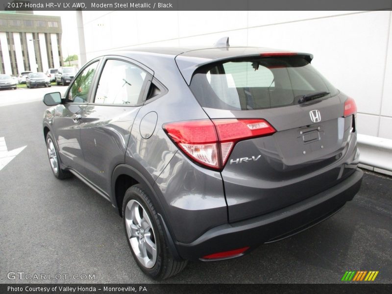 Modern Steel Metallic / Black 2017 Honda HR-V LX AWD