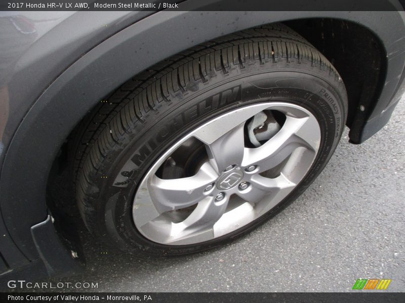 Modern Steel Metallic / Black 2017 Honda HR-V LX AWD