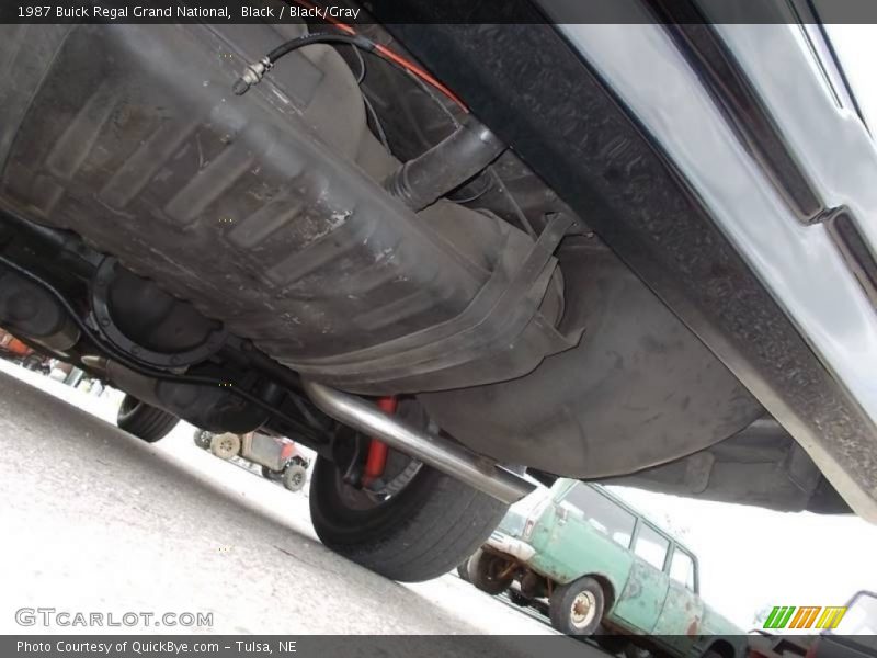 Black / Black/Gray 1987 Buick Regal Grand National