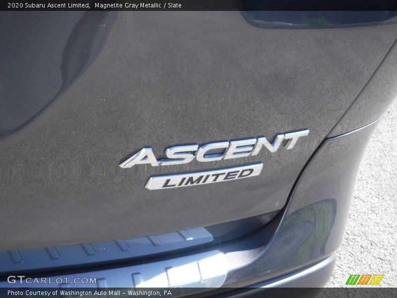 Magnetite Gray Metallic / Slate 2020 Subaru Ascent Limited