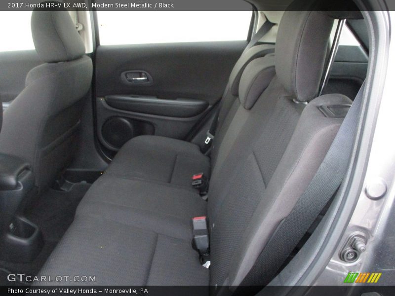 Modern Steel Metallic / Black 2017 Honda HR-V LX AWD