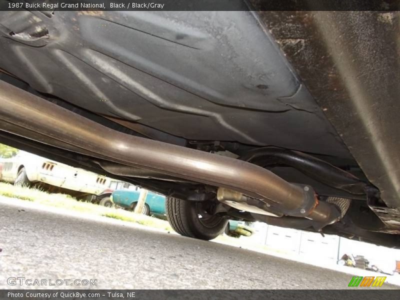 Black / Black/Gray 1987 Buick Regal Grand National