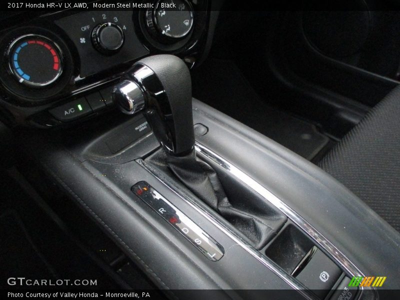 Modern Steel Metallic / Black 2017 Honda HR-V LX AWD