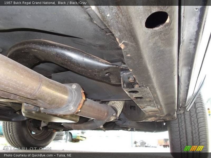 Black / Black/Gray 1987 Buick Regal Grand National