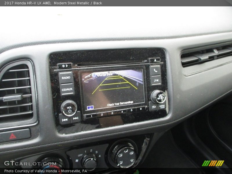 Modern Steel Metallic / Black 2017 Honda HR-V LX AWD