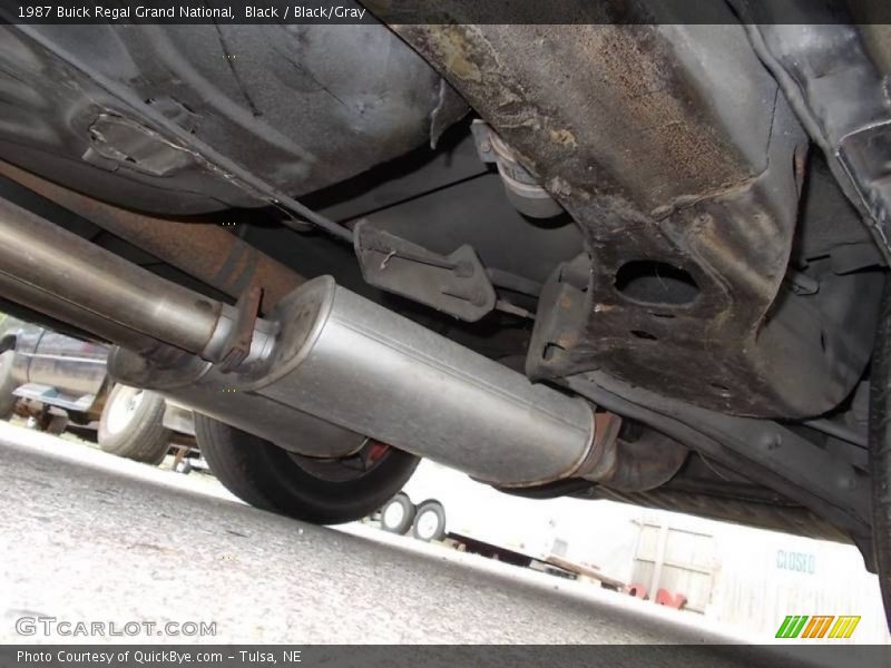 Black / Black/Gray 1987 Buick Regal Grand National