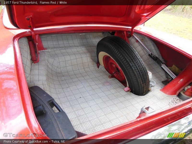 Flames Red / White 1957 Ford Thunderbird