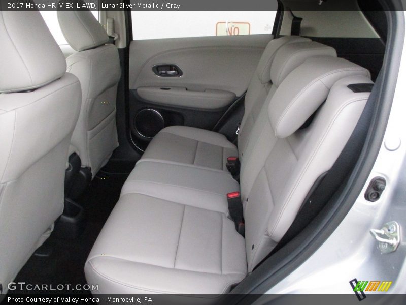Lunar Silver Metallic / Gray 2017 Honda HR-V EX-L AWD