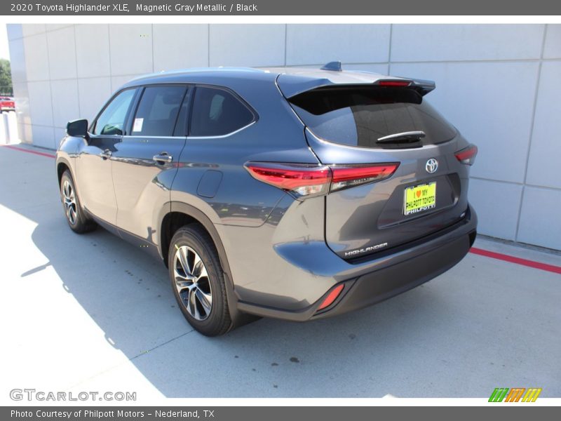Magnetic Gray Metallic / Black 2020 Toyota Highlander XLE