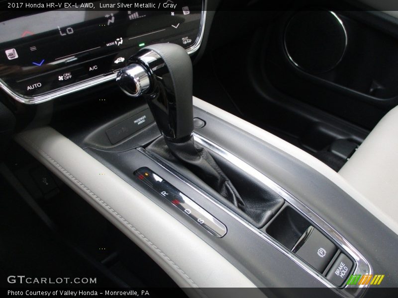 Lunar Silver Metallic / Gray 2017 Honda HR-V EX-L AWD
